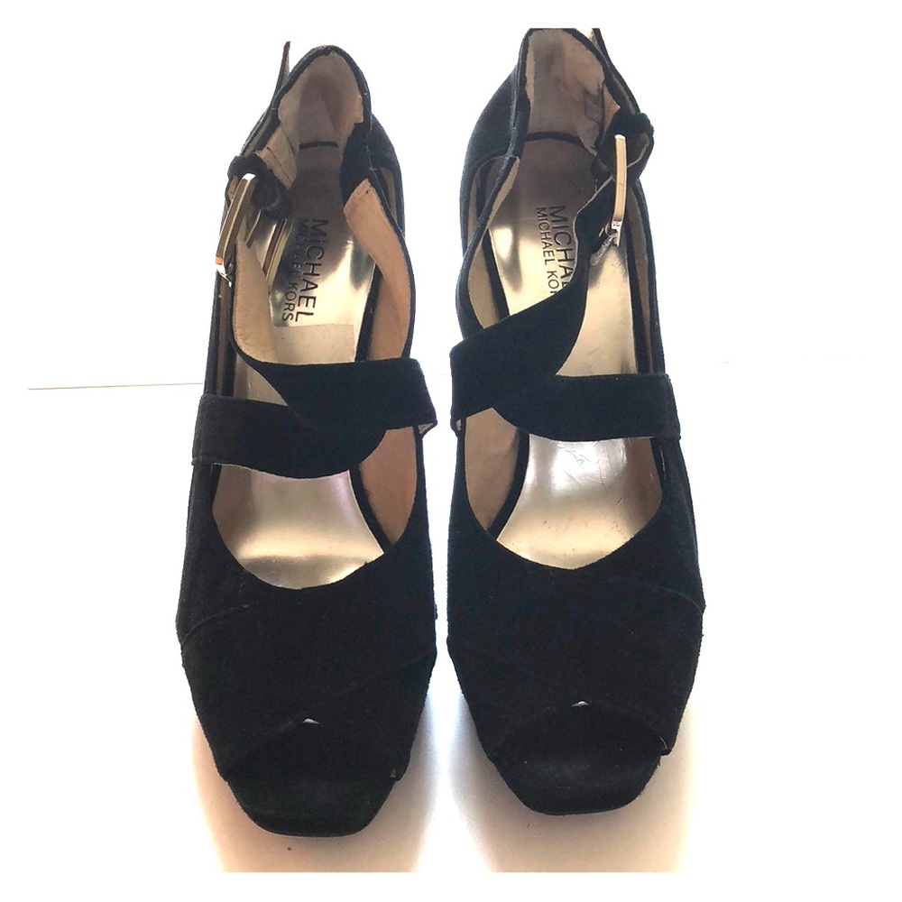 Michael Kors Suede Platform Shoes